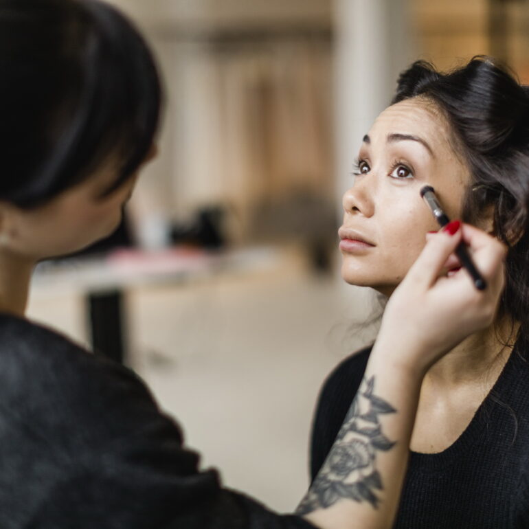 jobb,backstage,makeup,stockholm,reklam,bröllopssminkning