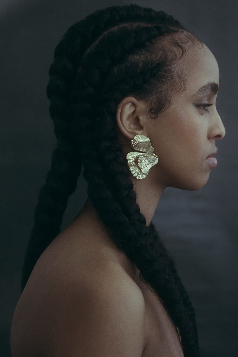 photoshoting stockholm kvinna med håruppsättning