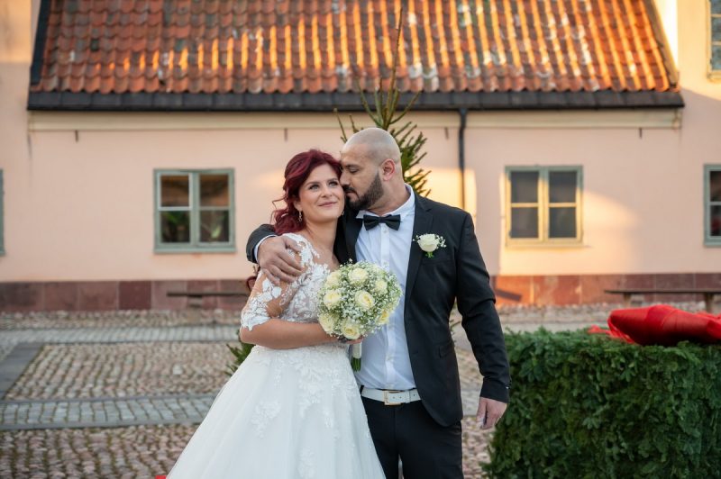 Romantisk bröllopssmink med rosa toner, smink, makeup